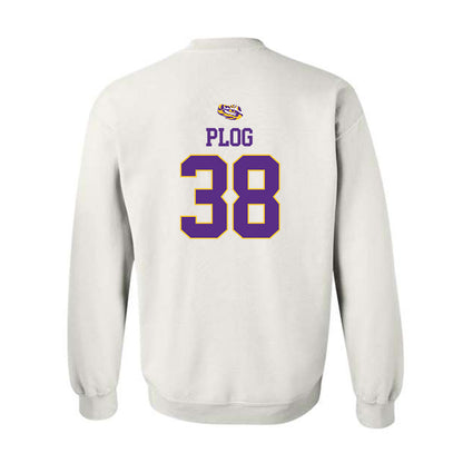 LSU - NCAA Baseball : Ethan Plog - NCAA® Replica Shersey Crewneck Sweatshirt-1