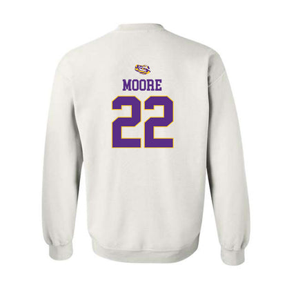 LSU - NCAA Baseball : Cooper Moore - NCAA® Replica Shersey Crewneck Sweatshirt-1