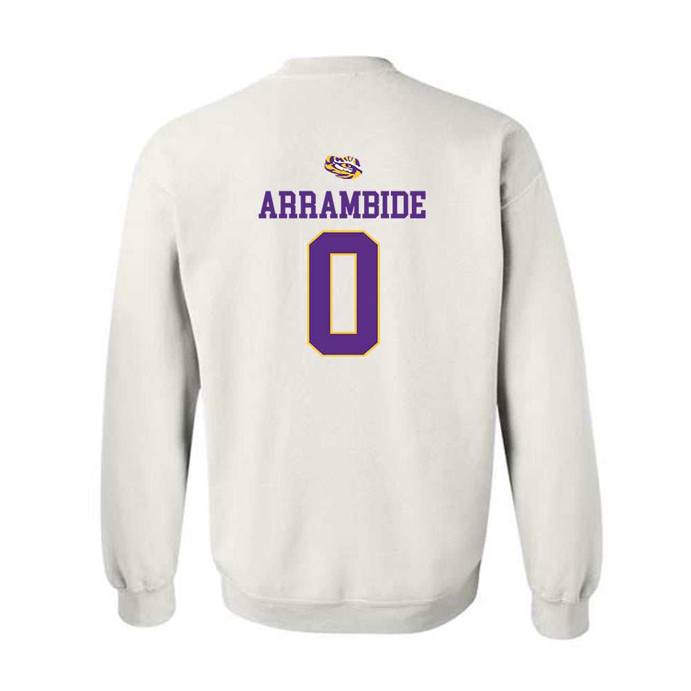 LSU - NCAA Baseball : Cade Arrambide - NCAA® Replica Shersey Crewneck Sweatshirt-1