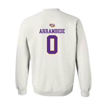 LSU - NCAA Baseball : Cade Arrambide - NCAA® Replica Shersey Crewneck Sweatshirt-1