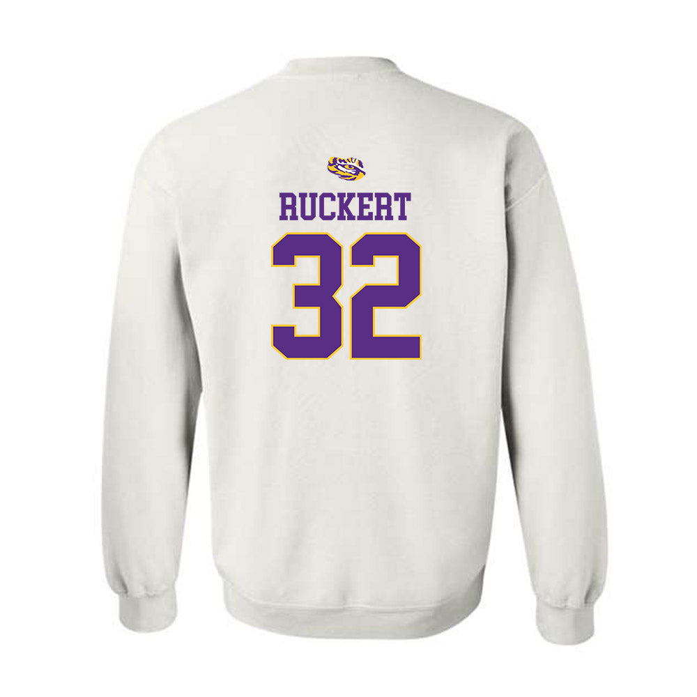 LSU - NCAA Baseball : Jack Ruckert - NCAA® Replica Shersey Crewneck Sweatshirt-1