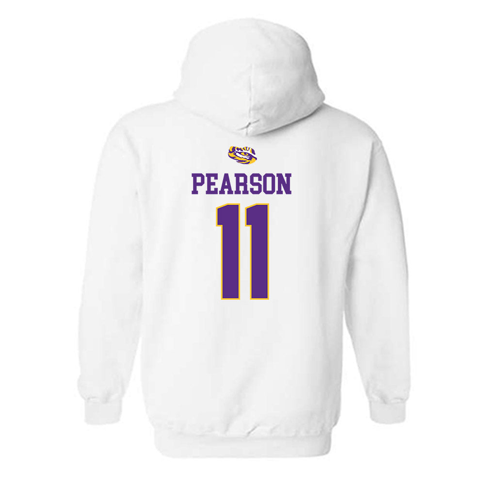 LSU - NCAA Baseball : Josh Pearson - NCAA® Replica Shersey Hooded Sweatshirt-1