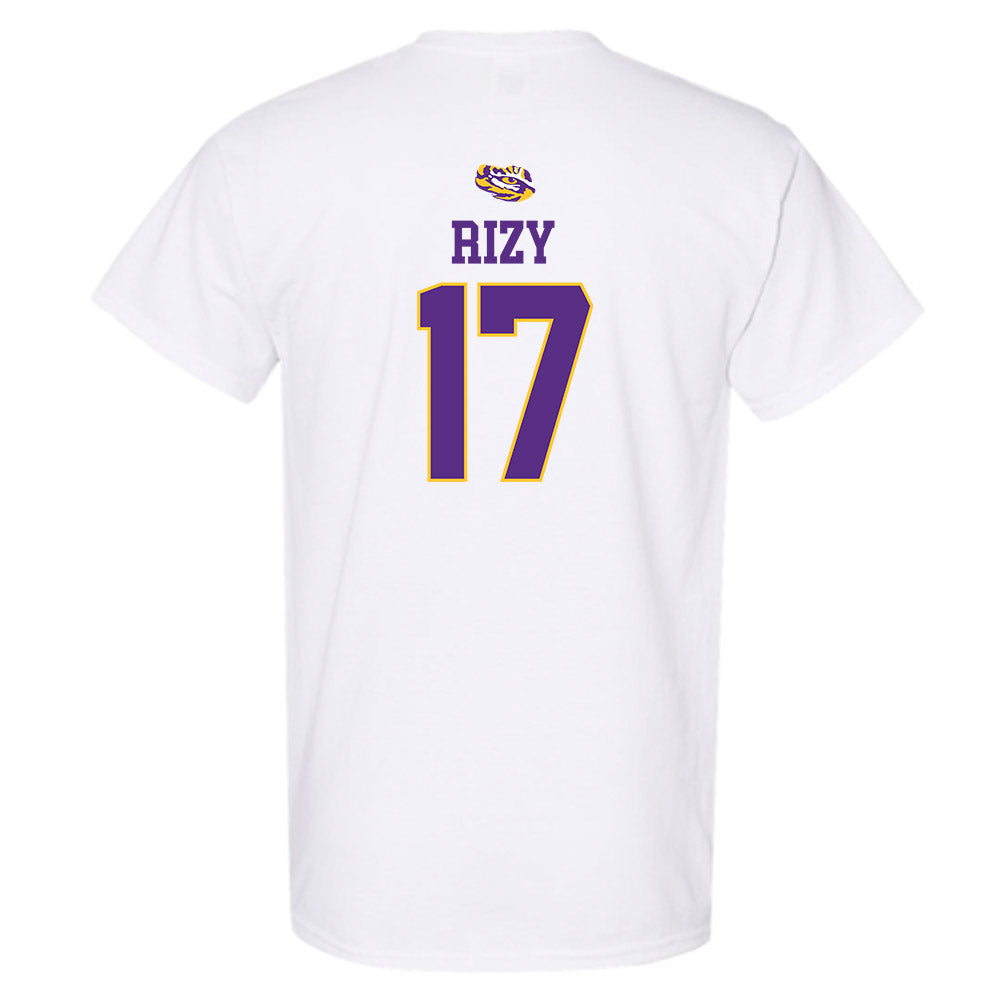 LSU - NCAA Baseball : Mavrick Rizy - NCAA® Replica Shersey T-Shirt-1