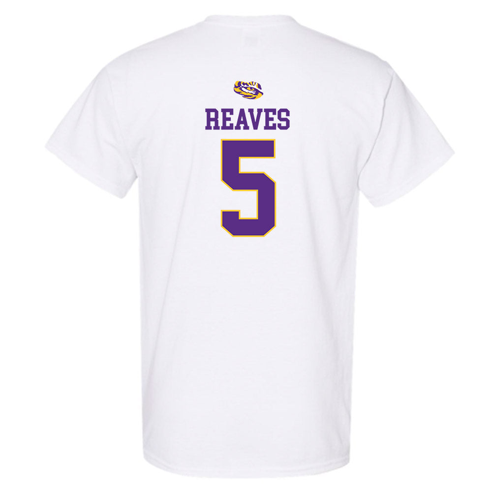 LSU - NCAA Baseball : Tanner Reaves - NCAA® Replica Shersey T-Shirt-1