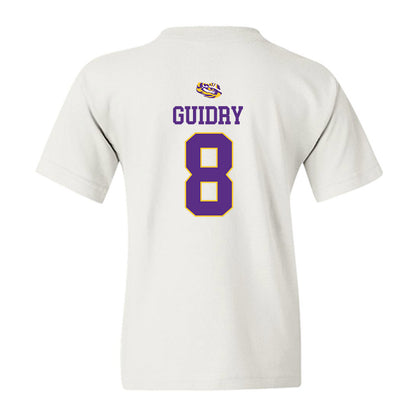 LSU - NCAA Baseball : Gavin Guidry - NCAA® Replica Shersey Youth T-Shirt-1
