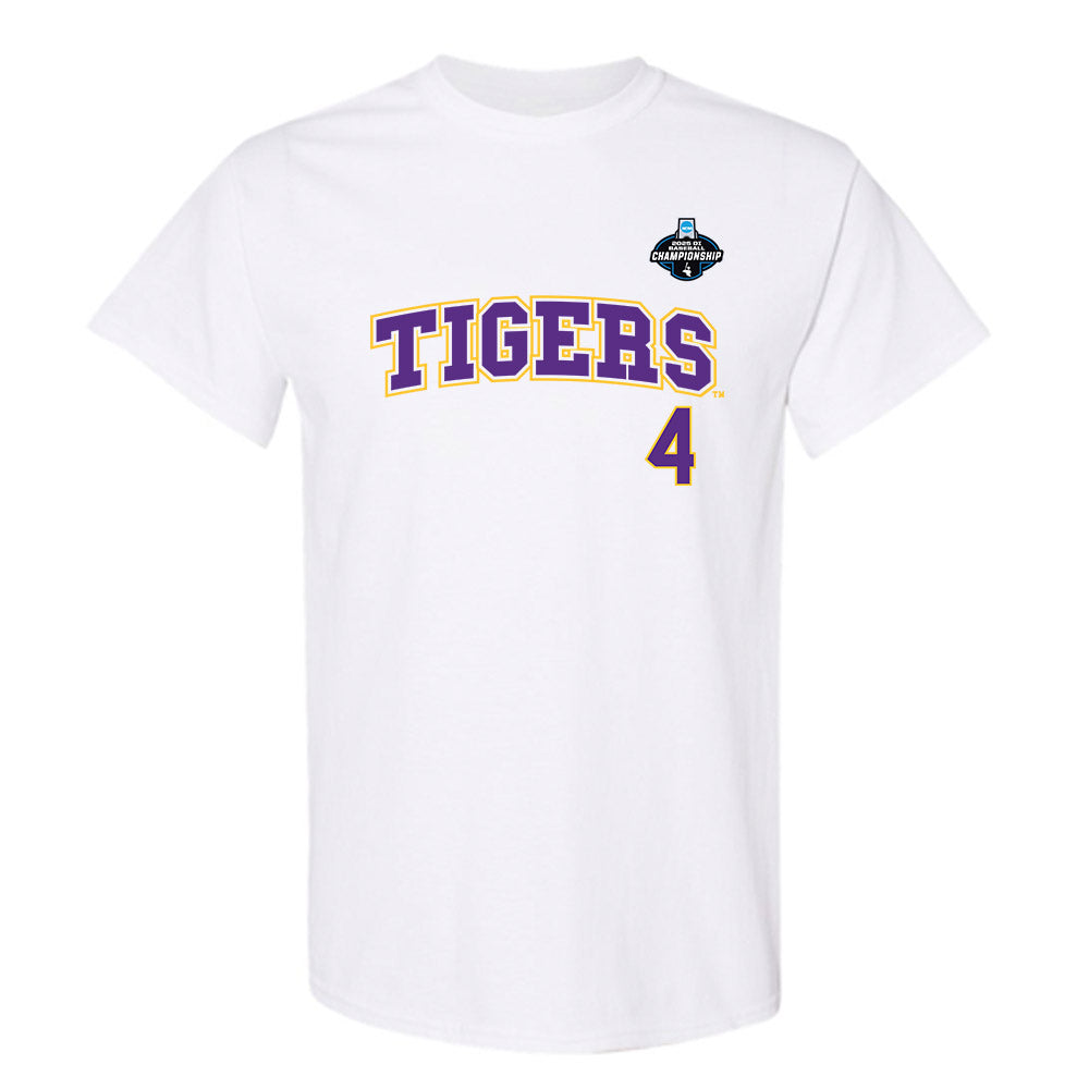 LSU - NCAA Baseball : Diego Velazquez - NCAA® Replica Shersey T-Shirt-0