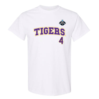 LSU - NCAA Baseball : Diego Velazquez - NCAA® Replica Shersey T-Shirt-0