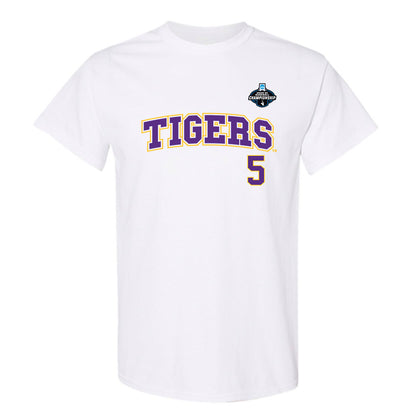 LSU - NCAA Baseball : Tanner Reaves - NCAA® Replica Shersey T-Shirt-0