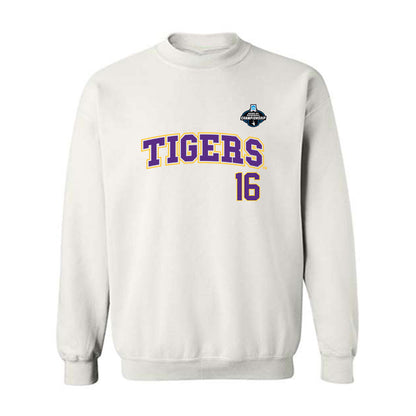 LSU - NCAA Baseball : Ethan Clauss - NCAA® Replica Shersey Crewneck Sweatshirt-0