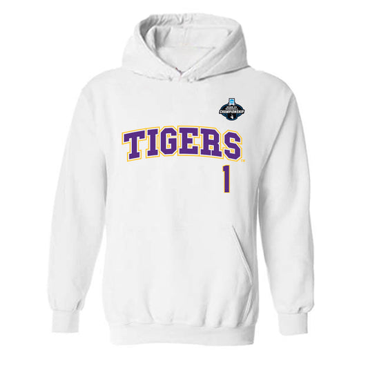 LSU - NCAA Baseball : Nate Davis-Cleary - NCAA® Replica Shersey Hooded Sweatshirt-0