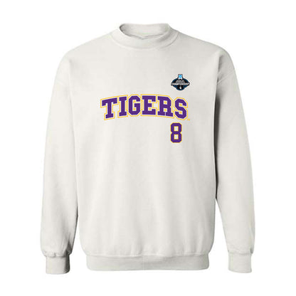 LSU - NCAA Baseball : Gavin Guidry - NCAA® Replica Shersey Crewneck Sweatshirt-0