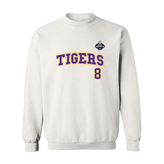 LSU - NCAA Baseball : Gavin Guidry - NCAA® Replica Shersey Crewneck Sweatshirt-0
