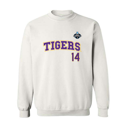 LSU - NCAA Baseball : Daniel Harden - NCAA® Replica Shersey Crewneck Sweatshirt-0