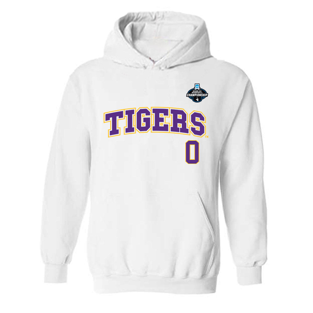 LSU - NCAA Baseball : Cade Arrambide - NCAA® Replica Shersey Hooded Sweatshirt-0
