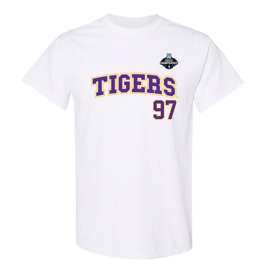 LSU - NCAA Baseball : Marcos Paz - NCAA® Replica Shersey T-Shirt-0