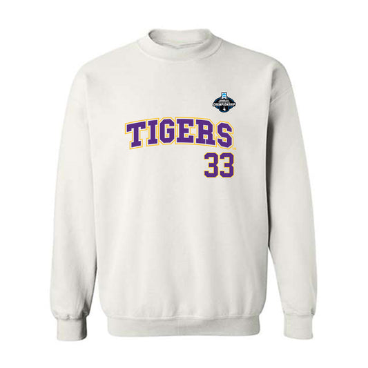 LSU - NCAA Baseball : Zach Yorke - NCAA® Replica Shersey Crewneck Sweatshirt-0