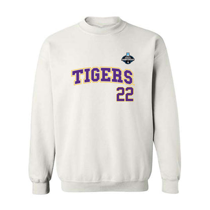 LSU - NCAA Baseball : Cooper Moore - NCAA® Replica Shersey Crewneck Sweatshirt-0