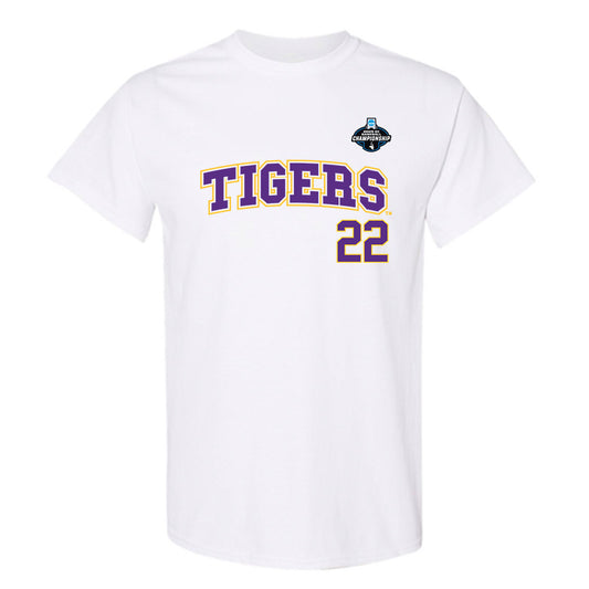 LSU - NCAA Baseball : Cooper Moore - NCAA® Replica Shersey T-Shirt-0
