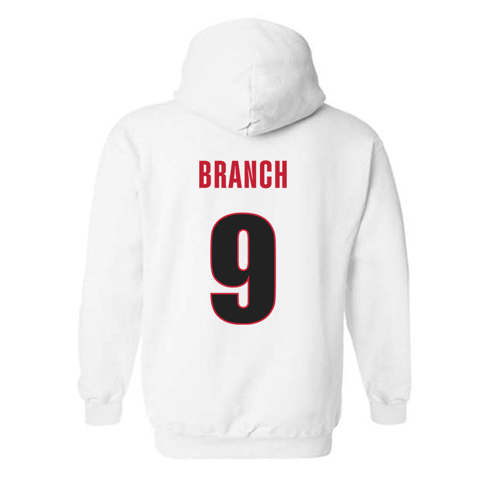 Georgia - NCAA Baseball : Kolby Branch - NCAA® Replica Shersey Hooded Sweatshirt-1