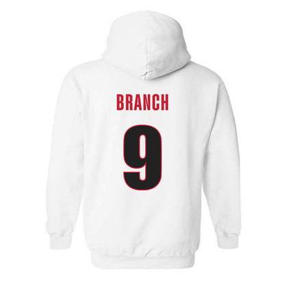 Georgia - NCAA Baseball : Kolby Branch - NCAA® Replica Shersey Hooded Sweatshirt-1