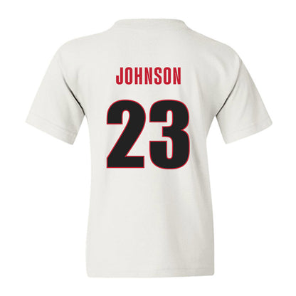 Georgia - NCAA Baseball : Cole Johnson - NCAA® Replica Shersey Youth T-Shirt-1