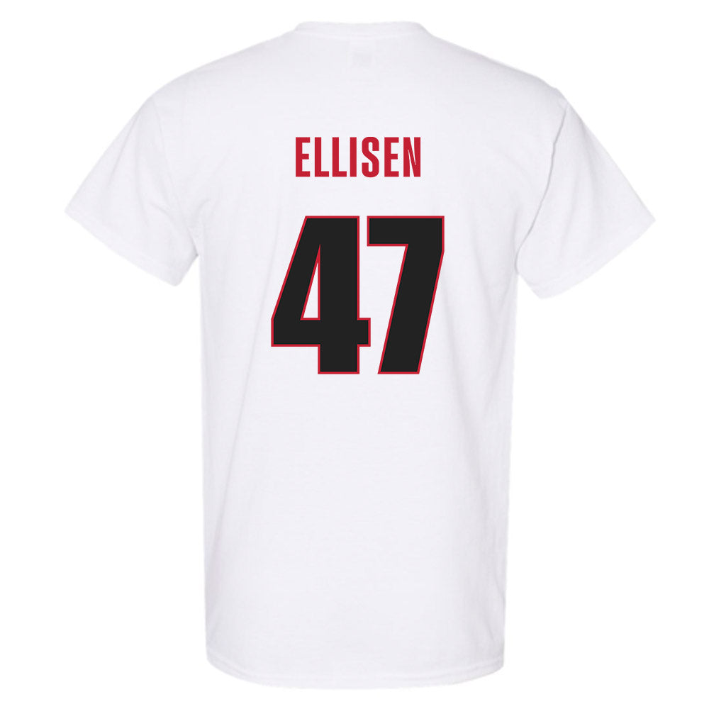 Georgia - NCAA Baseball : Thomas Ellisen - NCAA® Replica Shersey T-Shirt-1