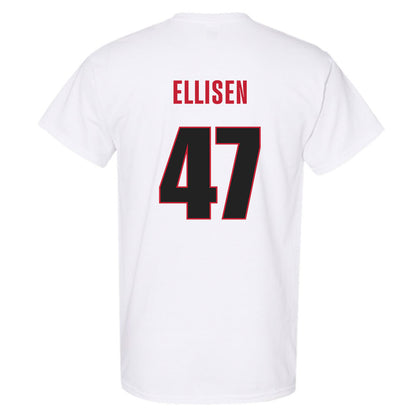 Georgia - NCAA Baseball : Thomas Ellisen - NCAA® Replica Shersey T-Shirt-1