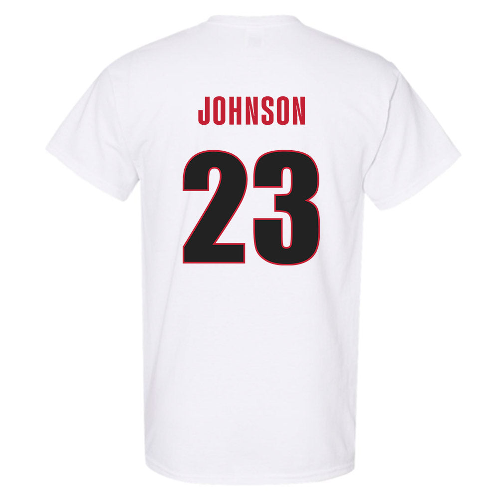 Georgia - NCAA Baseball : Cole Johnson - NCAA® Replica Shersey T-Shirt-1