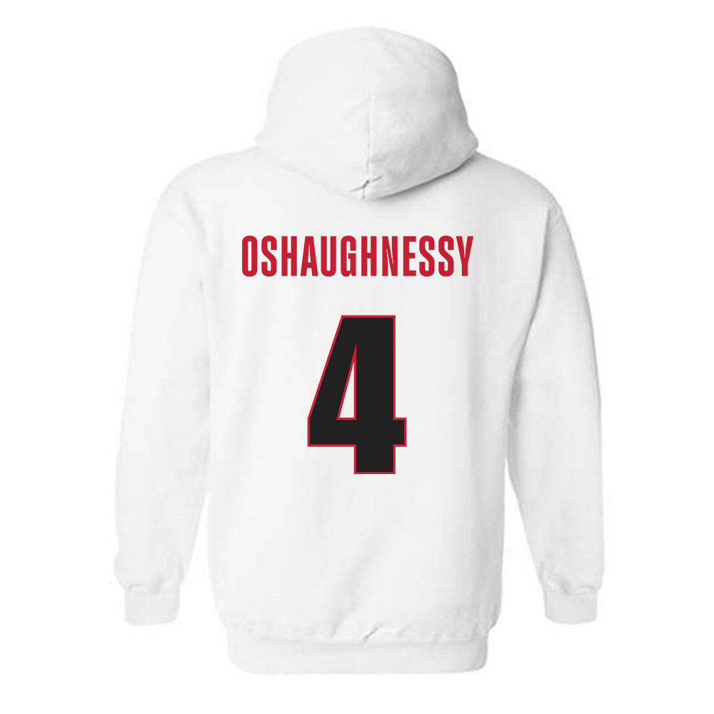 Georgia - NCAA Baseball : Michael Oshaughnessy - NCAA® Replica Shersey Hooded Sweatshirt-1