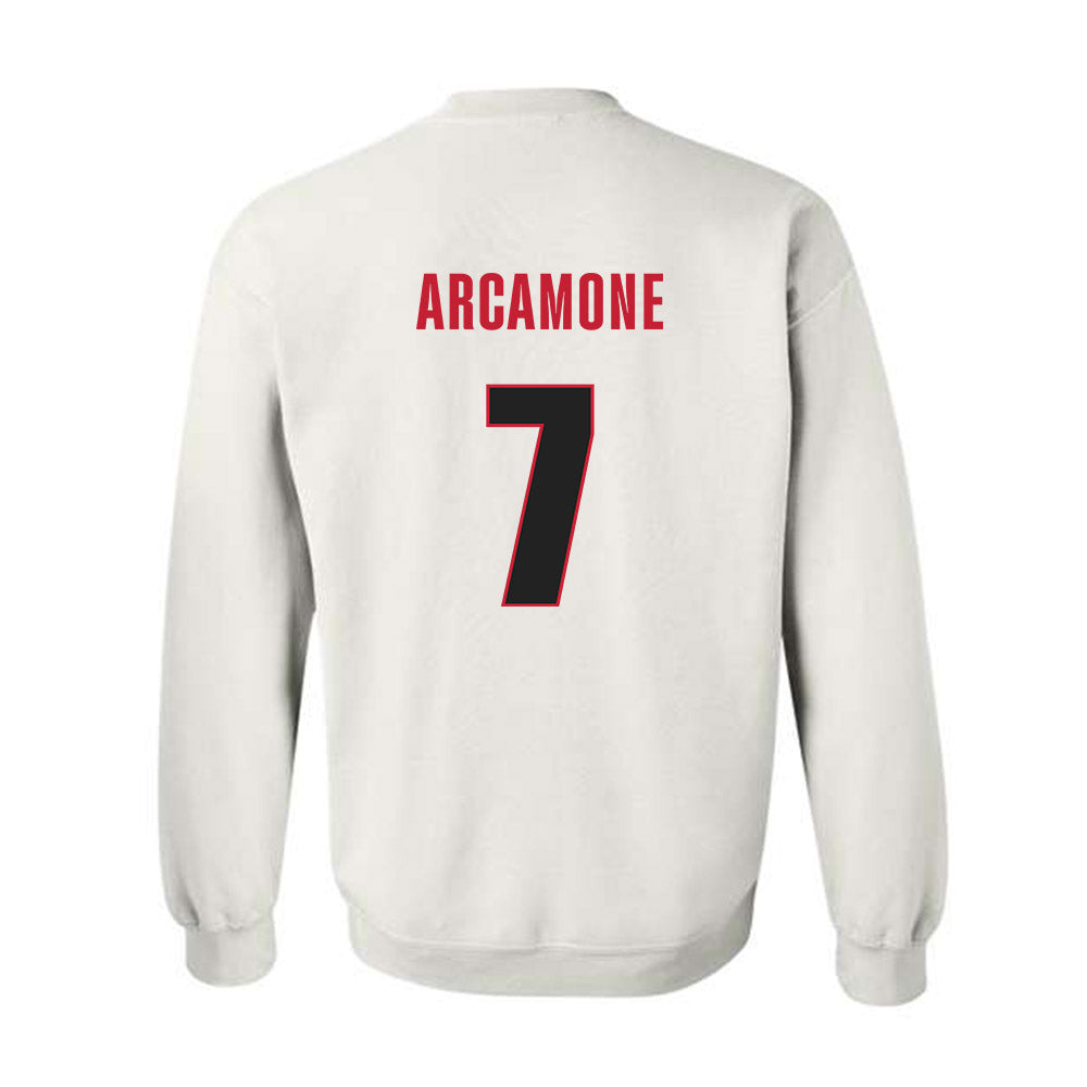 Georgia - NCAA Baseball : Jack Arcamone - NCAA® Replica Shersey Crewneck Sweatshirt-1