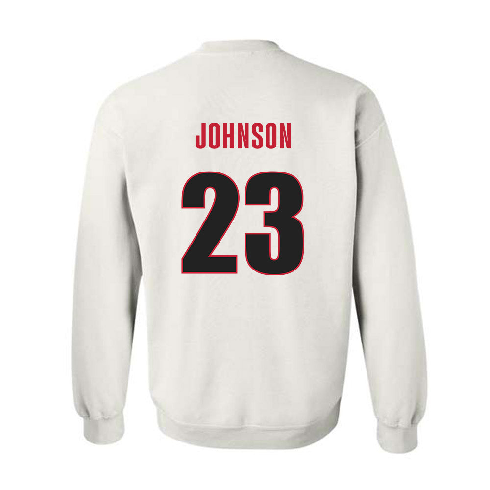 Georgia - NCAA Baseball : Cole Johnson - NCAA® Replica Shersey Crewneck Sweatshirt-1