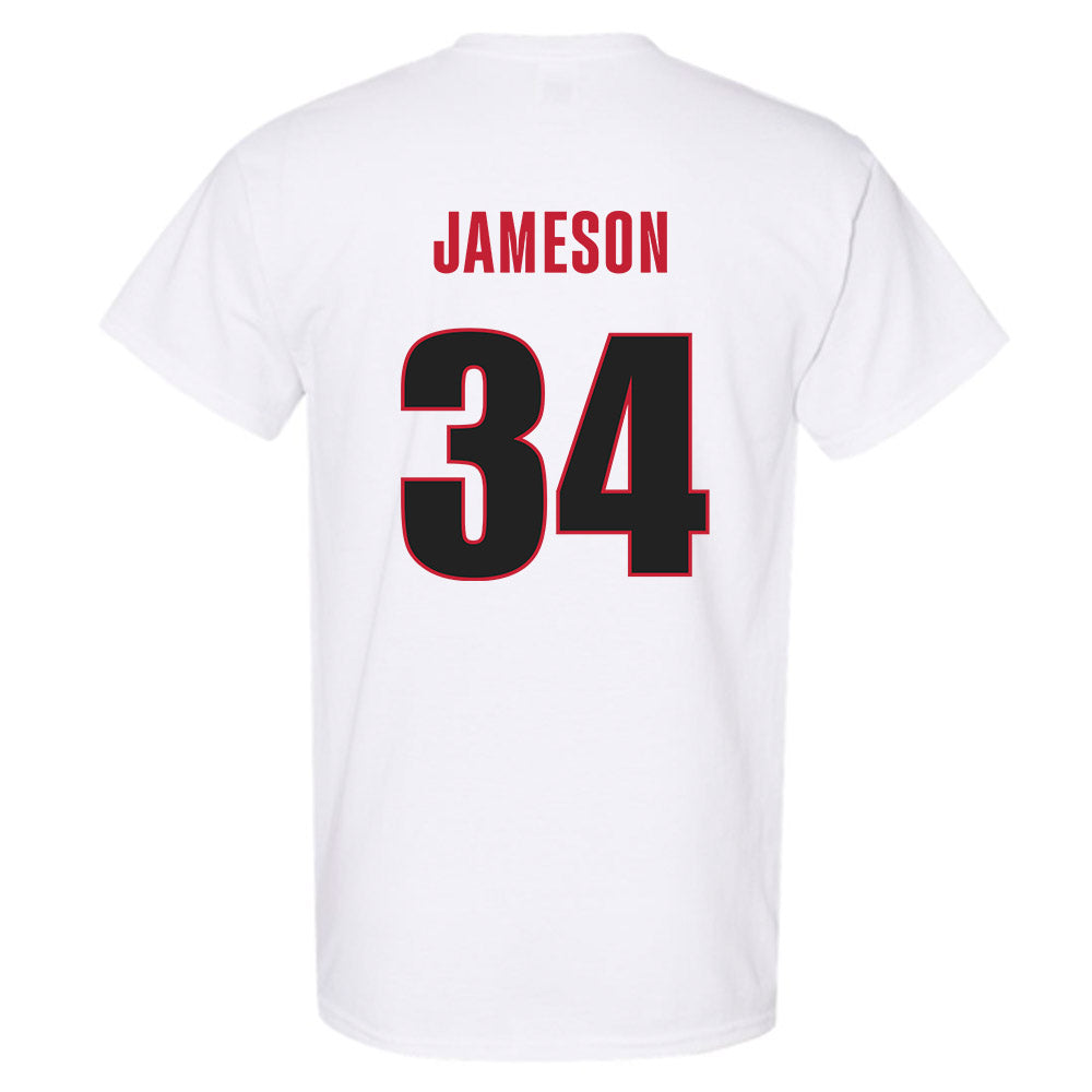 Georgia - NCAA Baseball : Caleb Jameson - NCAA® Replica Shersey T-Shirt-1