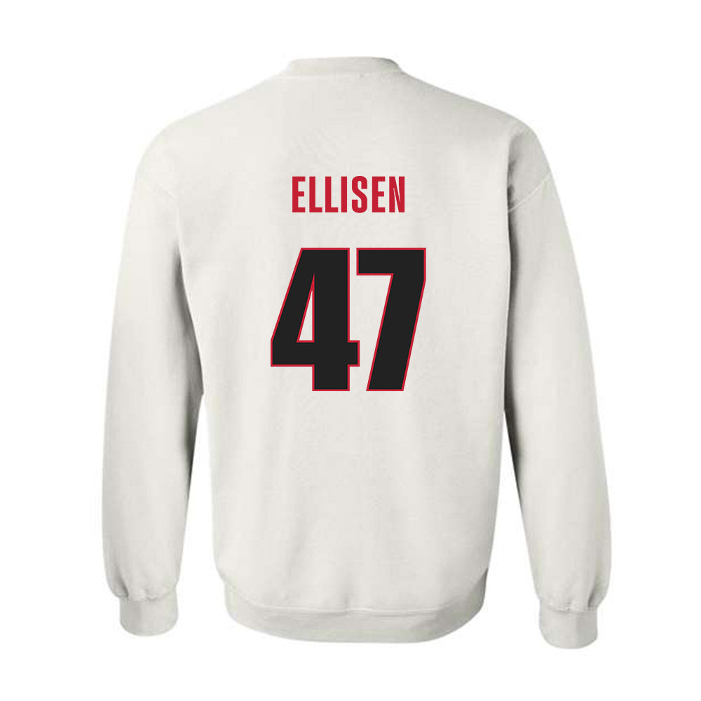 Georgia - NCAA Baseball : Thomas Ellisen - NCAA® Replica Shersey Crewneck Sweatshirt-1