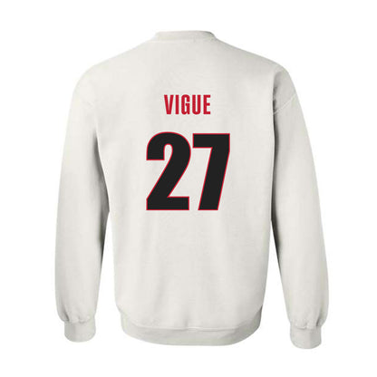 Georgia - NCAA Baseball : Dylan Vigue - NCAA® Replica Shersey Crewneck Sweatshirt-1