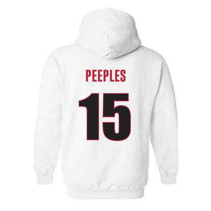 Georgia - NCAA Baseball : Ty Peeples - NCAA® Replica Shersey Hooded Sweatshirt-1