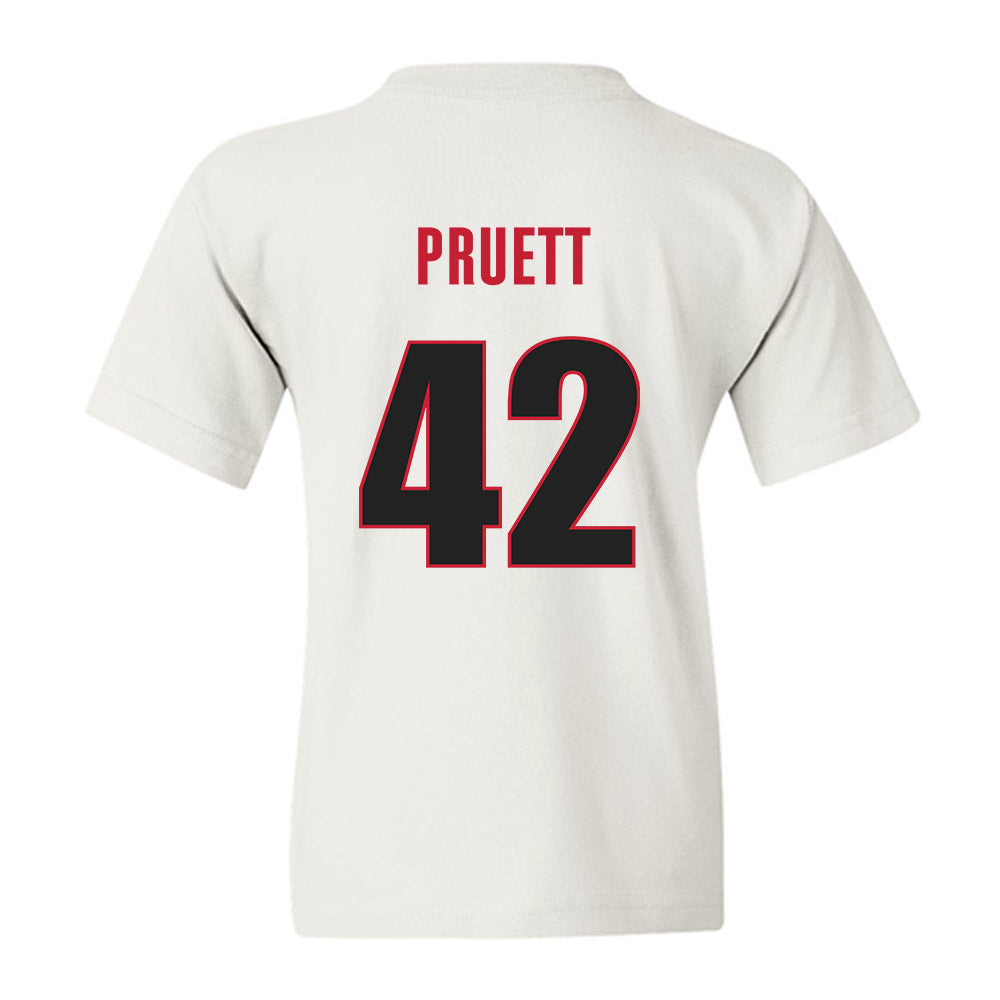 Georgia - NCAA Baseball : Brad Pruett - NCAA® Replica Shersey Youth T-Shirt-1