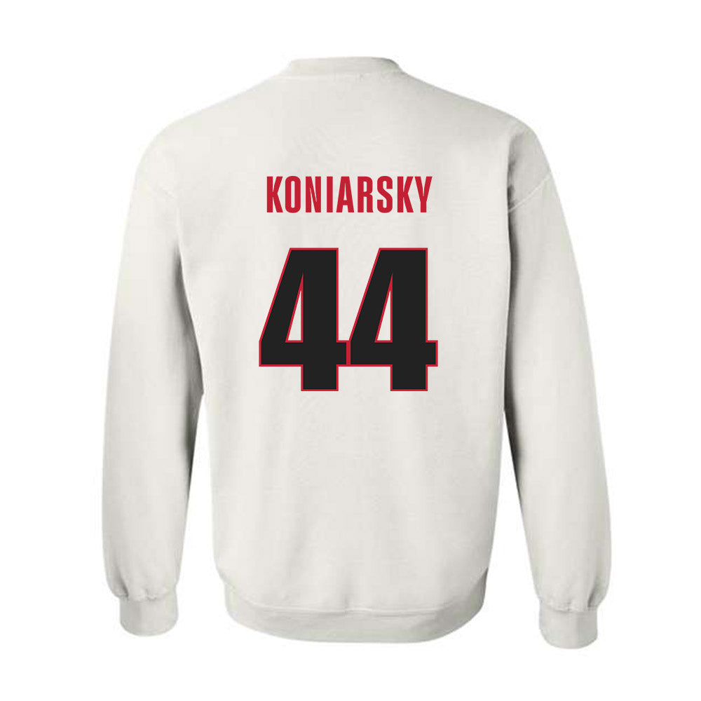 Georgia - NCAA Baseball : Cole Koniarsky - NCAA® Replica Shersey Crewneck Sweatshirt-1