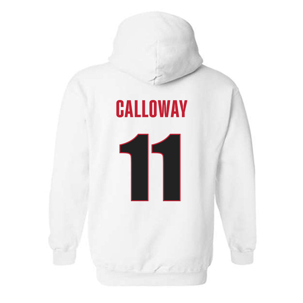 Georgia - NCAA Baseball : Bryce Calloway - NCAA® Replica Shersey Hooded Sweatshirt-1