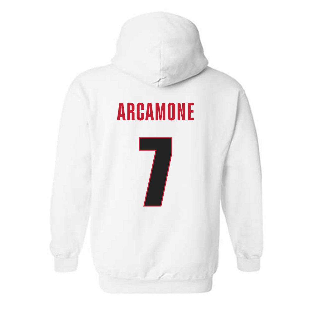 Georgia - NCAA Baseball : Jack Arcamone - NCAA® Replica Shersey Hooded Sweatshirt-1