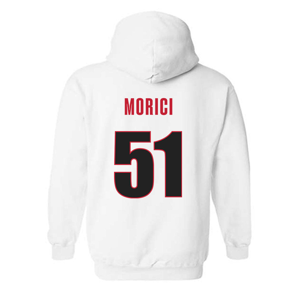 Georgia - NCAA Baseball : Lucas Morici - NCAA® Replica Shersey Hooded Sweatshirt-1