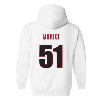 Georgia - NCAA Baseball : Lucas Morici - NCAA® Replica Shersey Hooded Sweatshirt-1