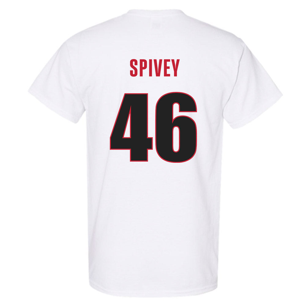Georgia - NCAA Baseball : Logan Spivey - NCAA® Replica Shersey T-Shirt-1