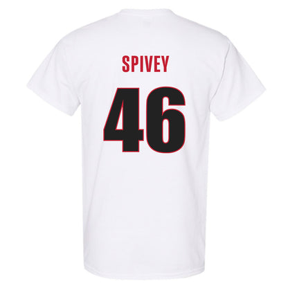 Georgia - NCAA Baseball : Logan Spivey - NCAA® Replica Shersey T-Shirt-1