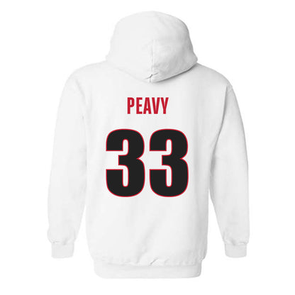 Georgia - NCAA Baseball : Jackson Peavy - NCAA® Replica Shersey Hooded Sweatshirt-1