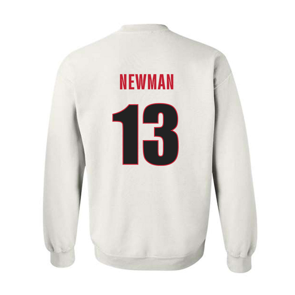 Georgia - NCAA Baseball : Scott Newman - NCAA® Replica Shersey Crewneck Sweatshirt-1