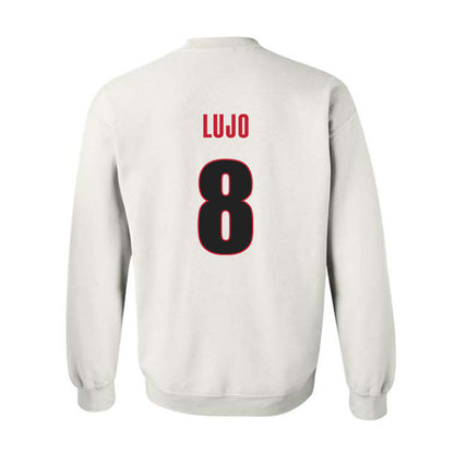 Georgia - NCAA Baseball : Rylan Lujo - NCAA® Replica Shersey Crewneck Sweatshirt-1