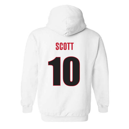 Georgia - NCAA Baseball : Matt Scott - NCAA® Replica Shersey Hooded Sweatshirt-1