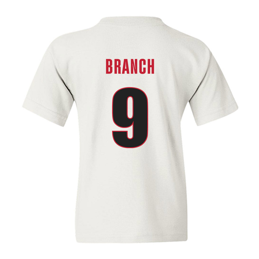 Georgia - NCAA Baseball : Kolby Branch - NCAA® Replica Shersey Youth T-Shirt-1
