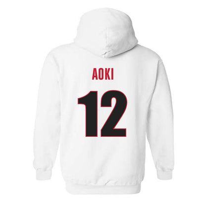 Georgia - NCAA Baseball : Caden Aoki - NCAA® Replica Shersey Hooded Sweatshirt-1