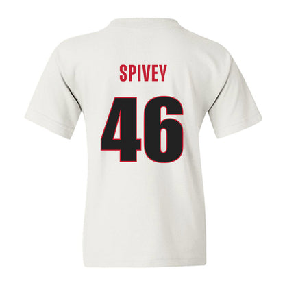 Georgia - NCAA Baseball : Logan Spivey - NCAA® Replica Shersey Youth T-Shirt-1